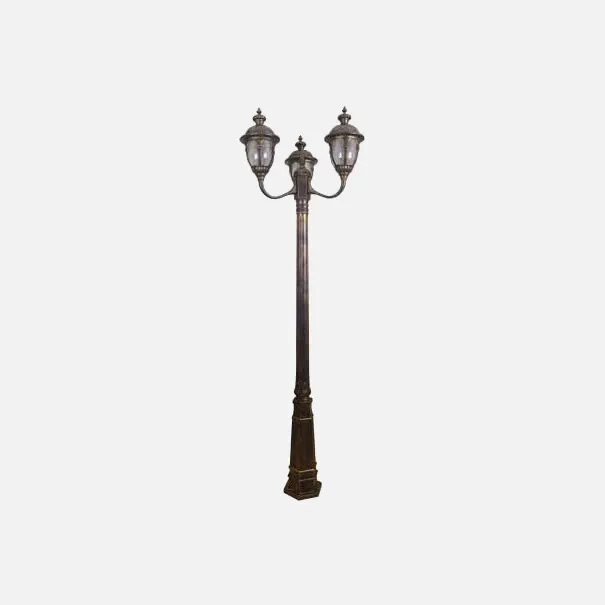 Farola Serie Paula 3xe27 Negro/oro (230x28)
