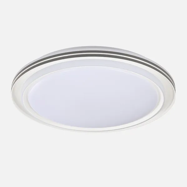 Plafon Yunke 144w 3000-4000-6000k Blanco/Gris 50d Reg.int 11520lm C/remoto