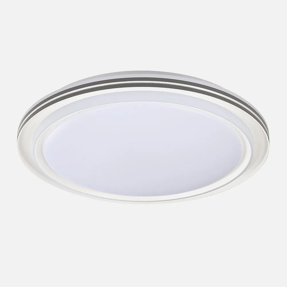 Plafon Yunke 72w 3000-4000-6000k Blanco/Gris 40d Reg.inte 6480lm C/remoto