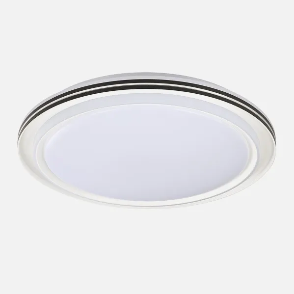 Plafon Yunke 72w 3000-4000-6000k Blanco/Negro 40d Reg.int 6480lm C/remoto