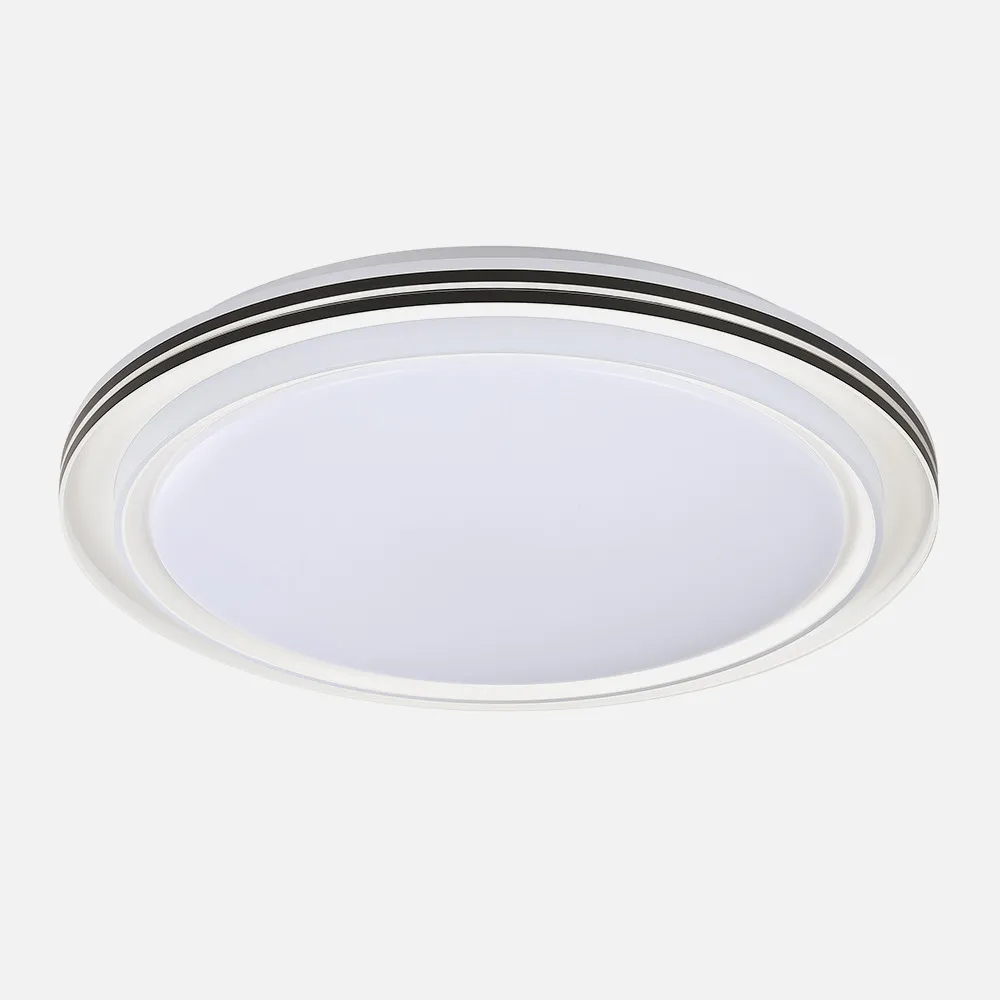 243984009 - Plafon Yunke 72w 3000-4000-6000k Blanco/Negro 40d Reg.int 6480lm C/remoto