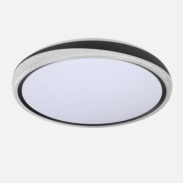 Plafon Charro 144w 3000-4000-6000k Negro 50d Rg.intensidad 11520lm C/remoto