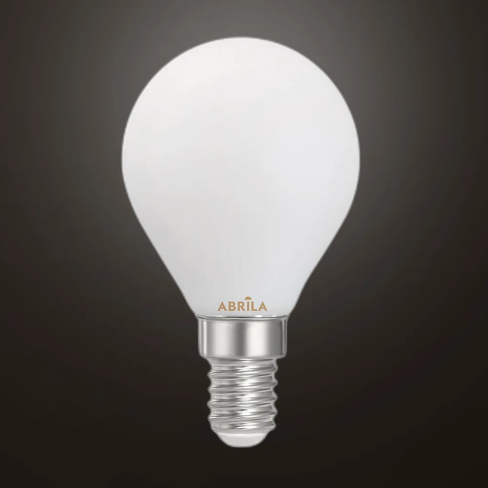 233312062 - Bulb Spherical Filam.opal 6w 4000k Abrila E14  540lm 7,8x4,5x4,5cm