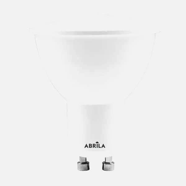 Bombilla Gu10 Dicroica 8w 6000k Abrila Dimable 760lm 5,5x5x5 Cm