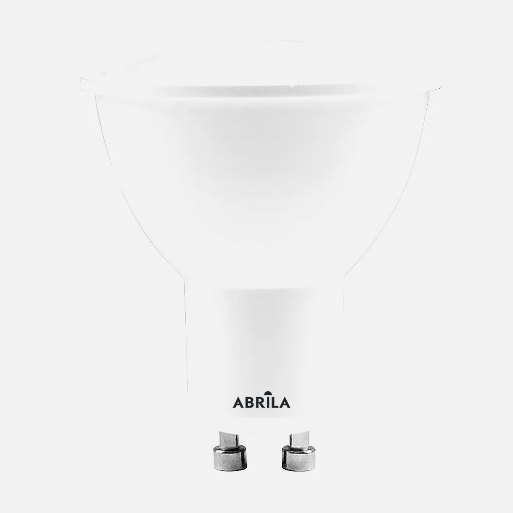 Bombilla Gu10 Dicroica 8w 6000k Abrila Dimable 760lm 5,5x5x5 Cm