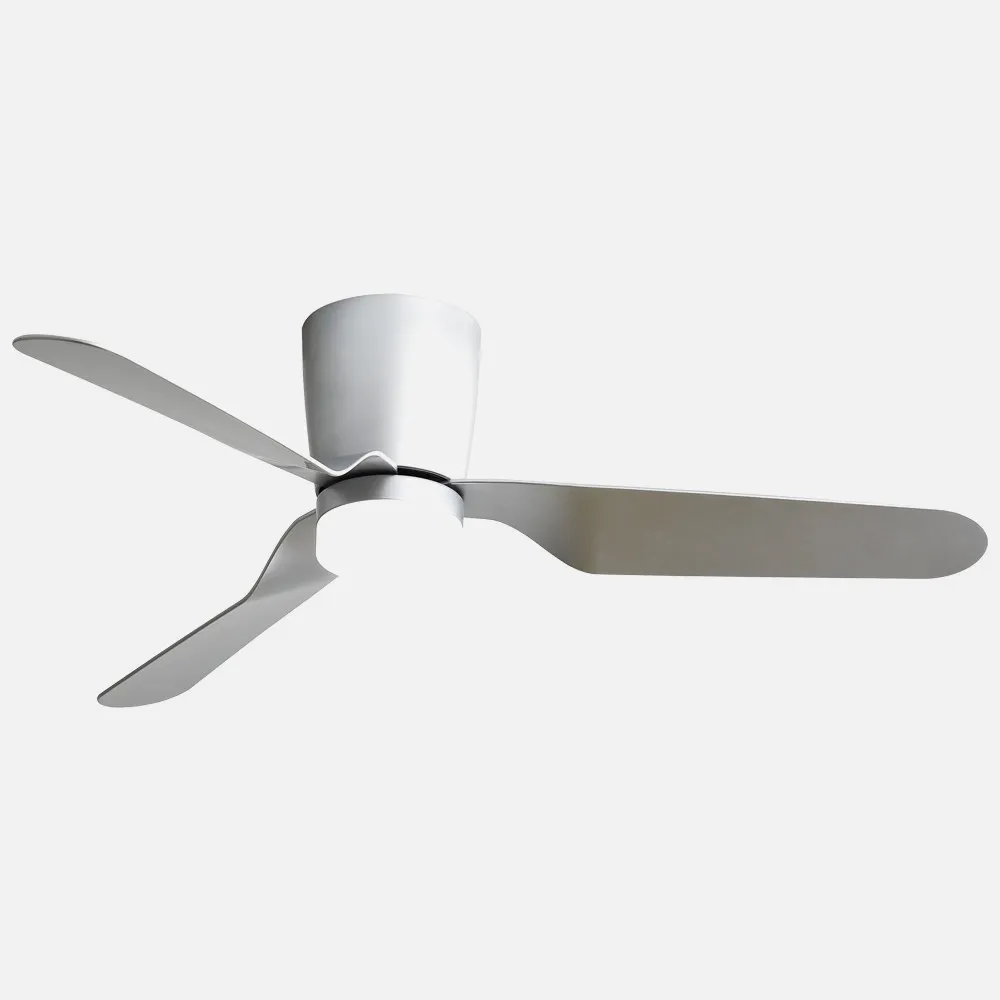 Ventilad 18w Dc Kochi Niquel 3 Aspas Plata 6 Veloc. 3000k, 4000k, 6000k C/remoto Y Temporizador 132 D 2025