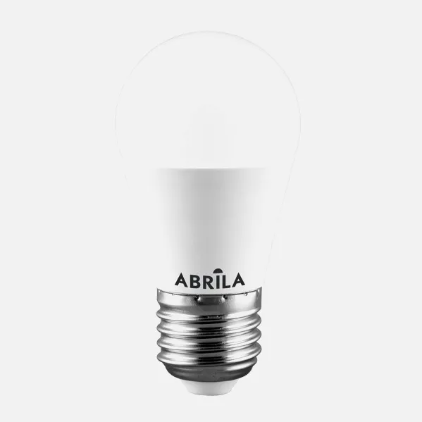 Bombilla Esferica 9w 6000k Abrila E27 810lm  9x4,5x4,5 Cm