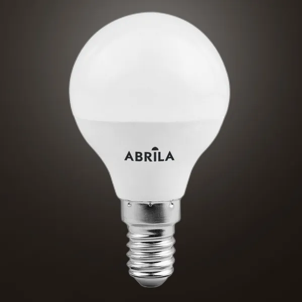Bulb Spherical 7w 6000k Abrila E14 630lm  9x4,5x4,5 Cm