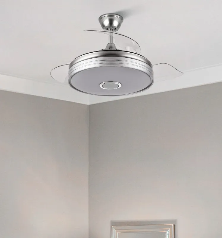 Ventilador Dc Matanuska 72w 6120lm Niq Bluethooth  32/47x55/108d.3 Aspas Desp.6 Vel.3 Color.