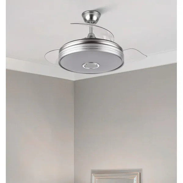 Ventilador Dc Matanuska 72w 6120lm Niq Bluethooth  32/47x55/108d.3 Aspas Desp.6 Vel.3 Color.