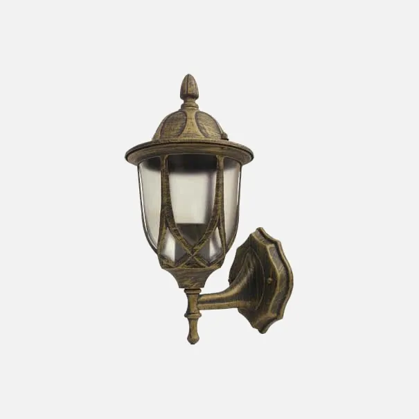 Aplique Serie Paula Negro Oro 1xe27 (38x16)