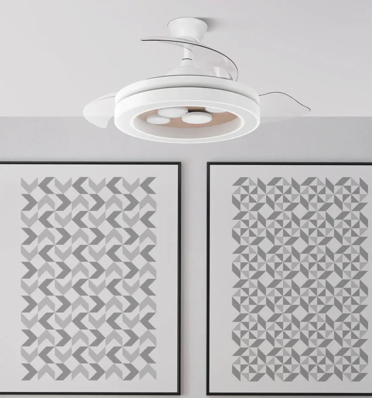 Ventilador Dc Cupido 55w Blanco/haya 3asp.107d 4960l 3000-4500-6500k Reg.intensidad+remoto+memoria+temporizador
