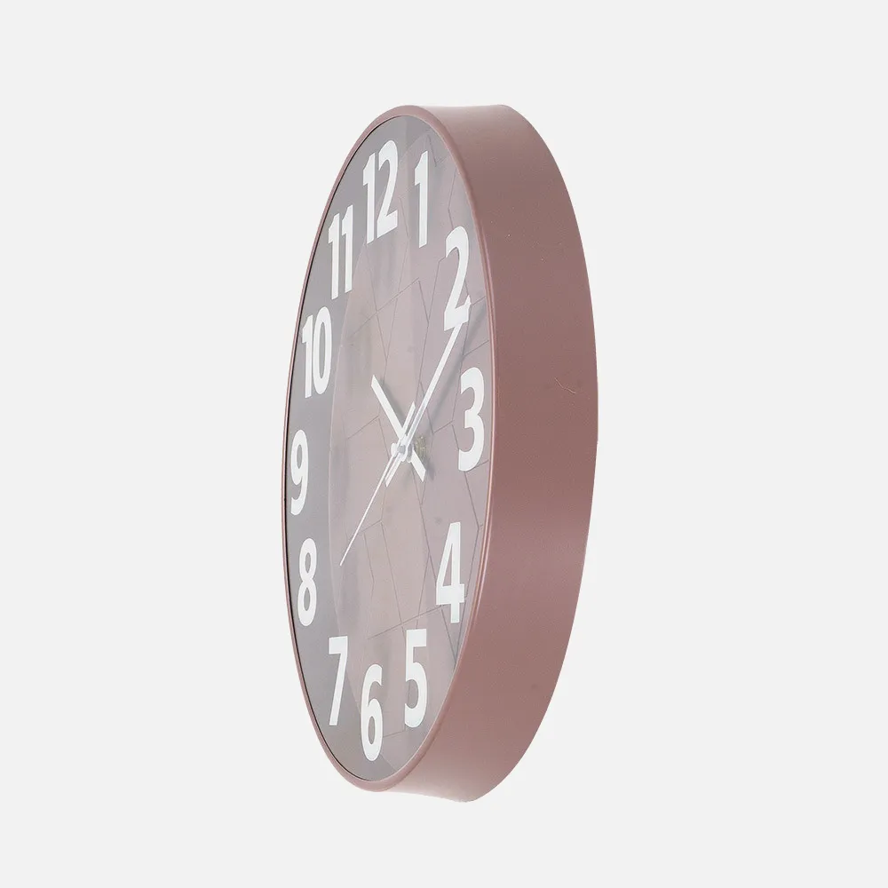 Reloj De Pared Mouse Marron 30d Mov.continuo