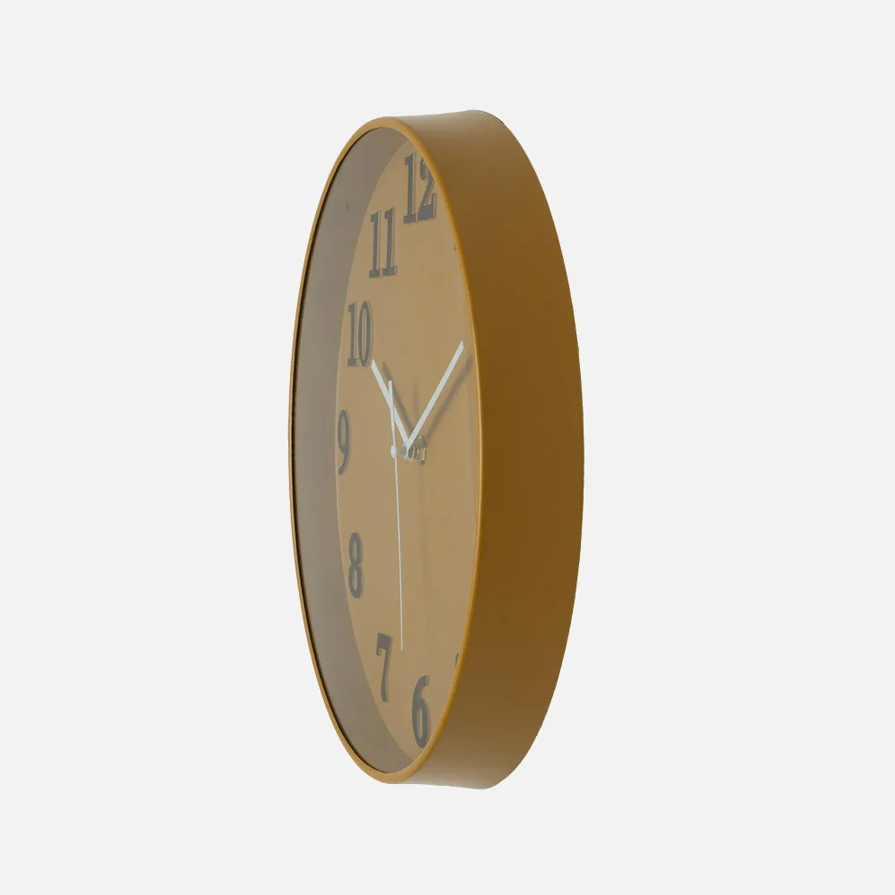 Reloj De Pared Parrot Amarillo 30d Mov.continuo