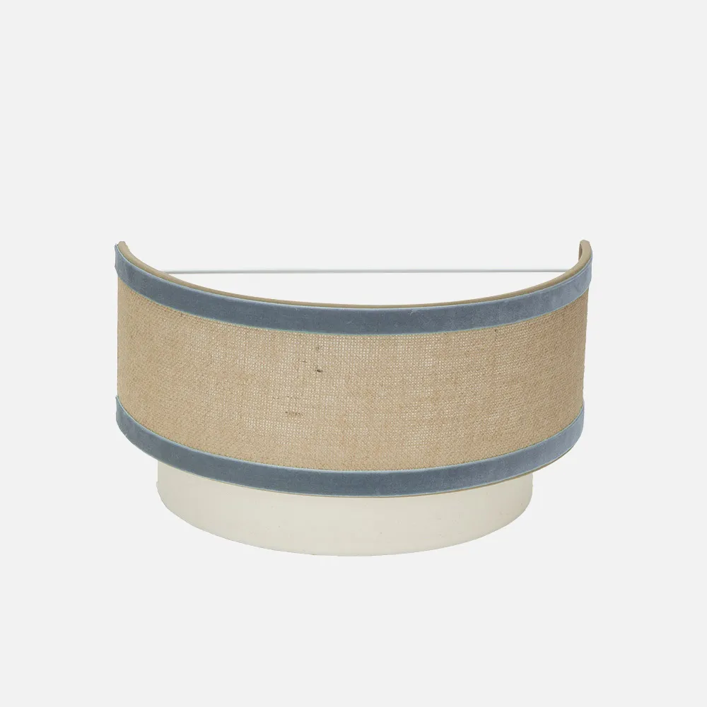 246961008 - Aplique Cornalina 1xe27 Beis/azul  30d