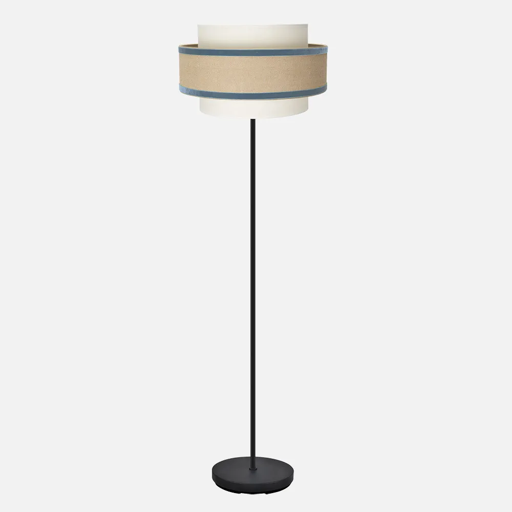 246941008 - Pie Salon Cornalina 1xe27 Beis/azul  166x40x40cm