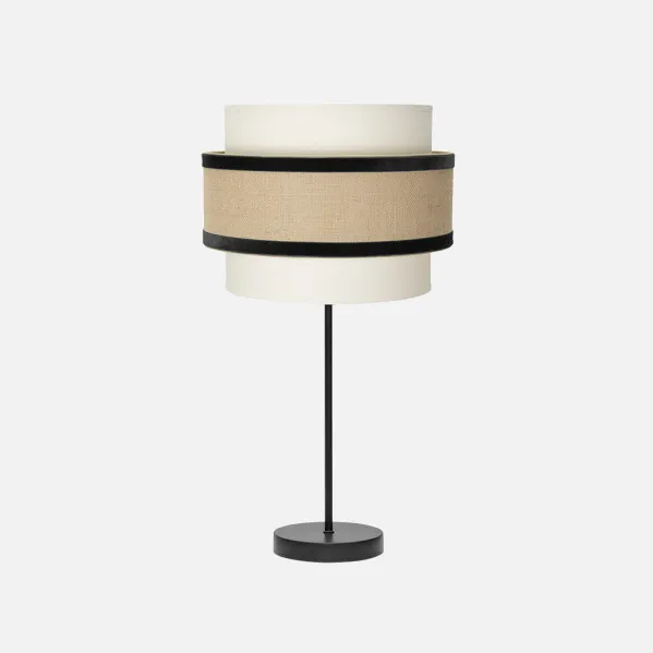 Table lamp Gr. Cornelian 1xe27 Beige/black  30d