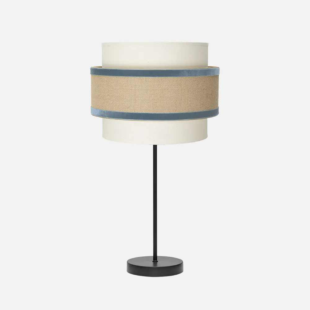 246971108 - Table lamp Gr. Cornelian 1xe27 Beige/blue  30d
