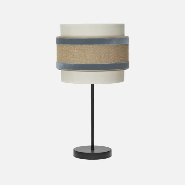 Table lamp Peq. Cornelian 1x14 Beige/blue  47x18x18cm