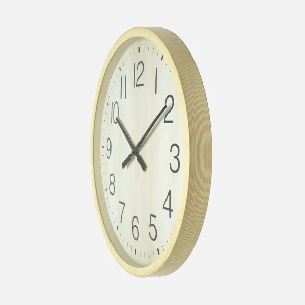 Wall Clock Manilva Beech 55x55x4 Cm Continuous Movement