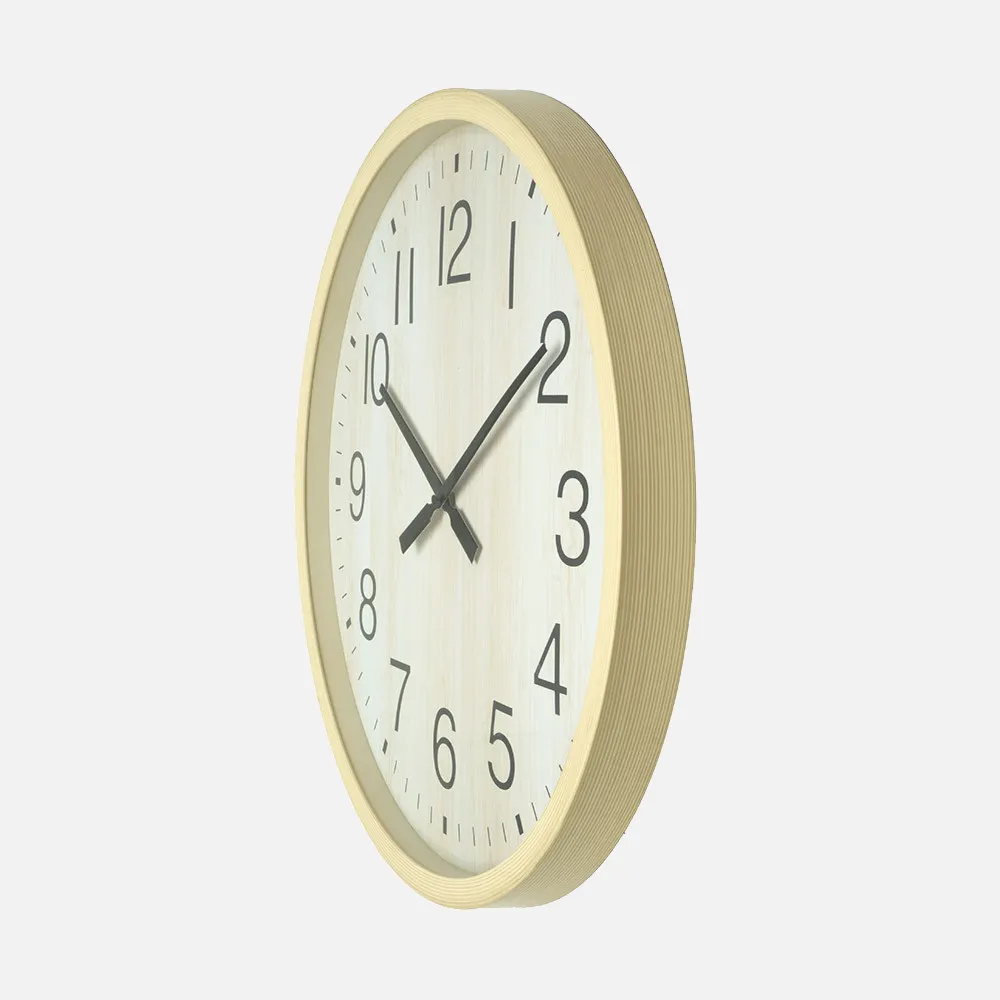 Reloj De Pared Manilva Haya 55x55x4 Cm Movimiento Continuo