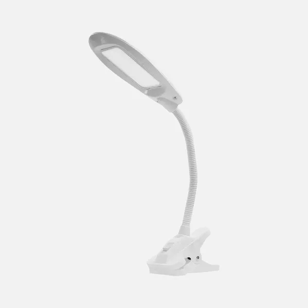 Desk lamp Sajas 5w 6000k White w/clip Adjust.400lm 46x11,5x20cm