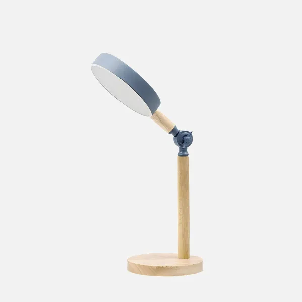 Desk lamp Pontica 15w 3000-4000-6000k Blue/beech 1125lm Articulated 48x15x15cm
