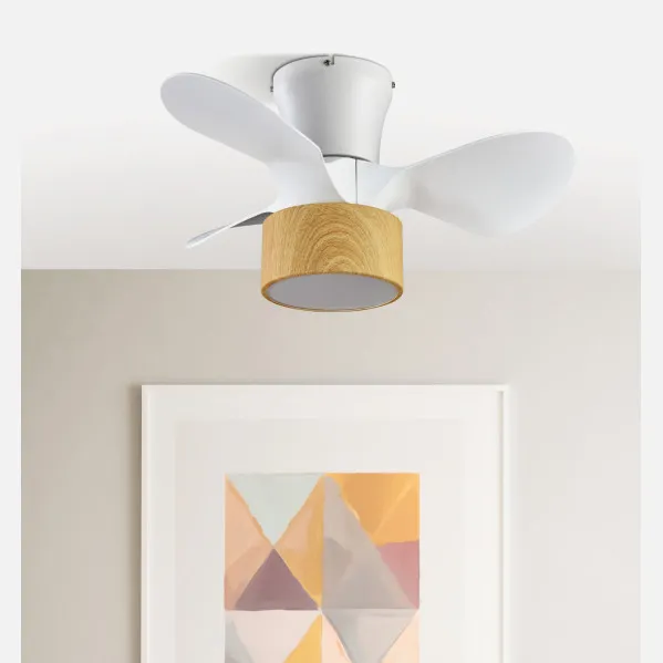 Fan DC 24w Kos White/there are 3 Sails 60d 6 Vel. 2390lm 3000-4500-6000k c/remote, Memory And Timer