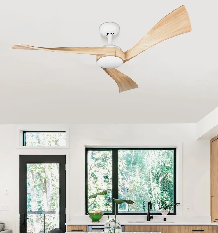Ventilador Dc Janubi 22w Bla/haya 3asp.132d Reg.in 2350lm 3000-4000-6000k Remot+temp+mem 24