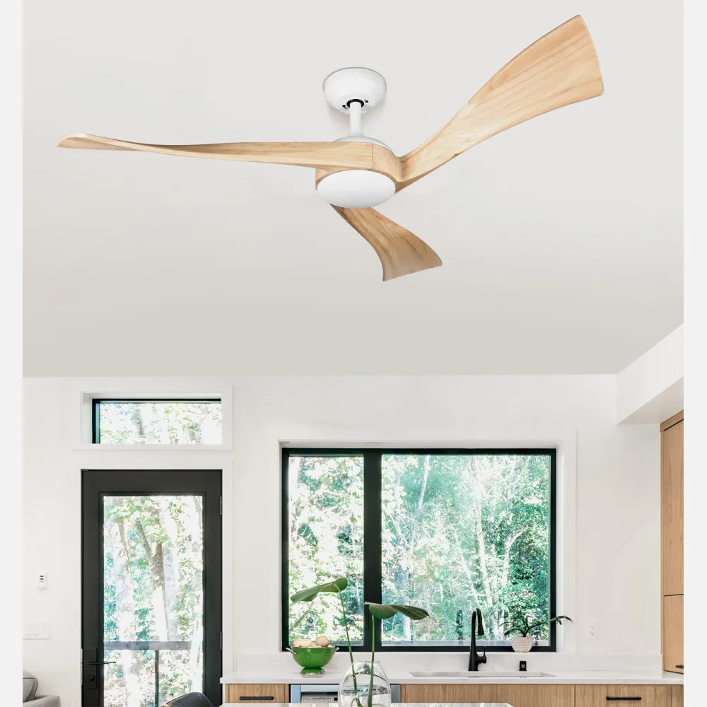 Ventilador Dc Janubi 22w Bla/haya 3asp.132d Reg.in 2350lm 3000-4000-6000k Remot+temp+mem 24