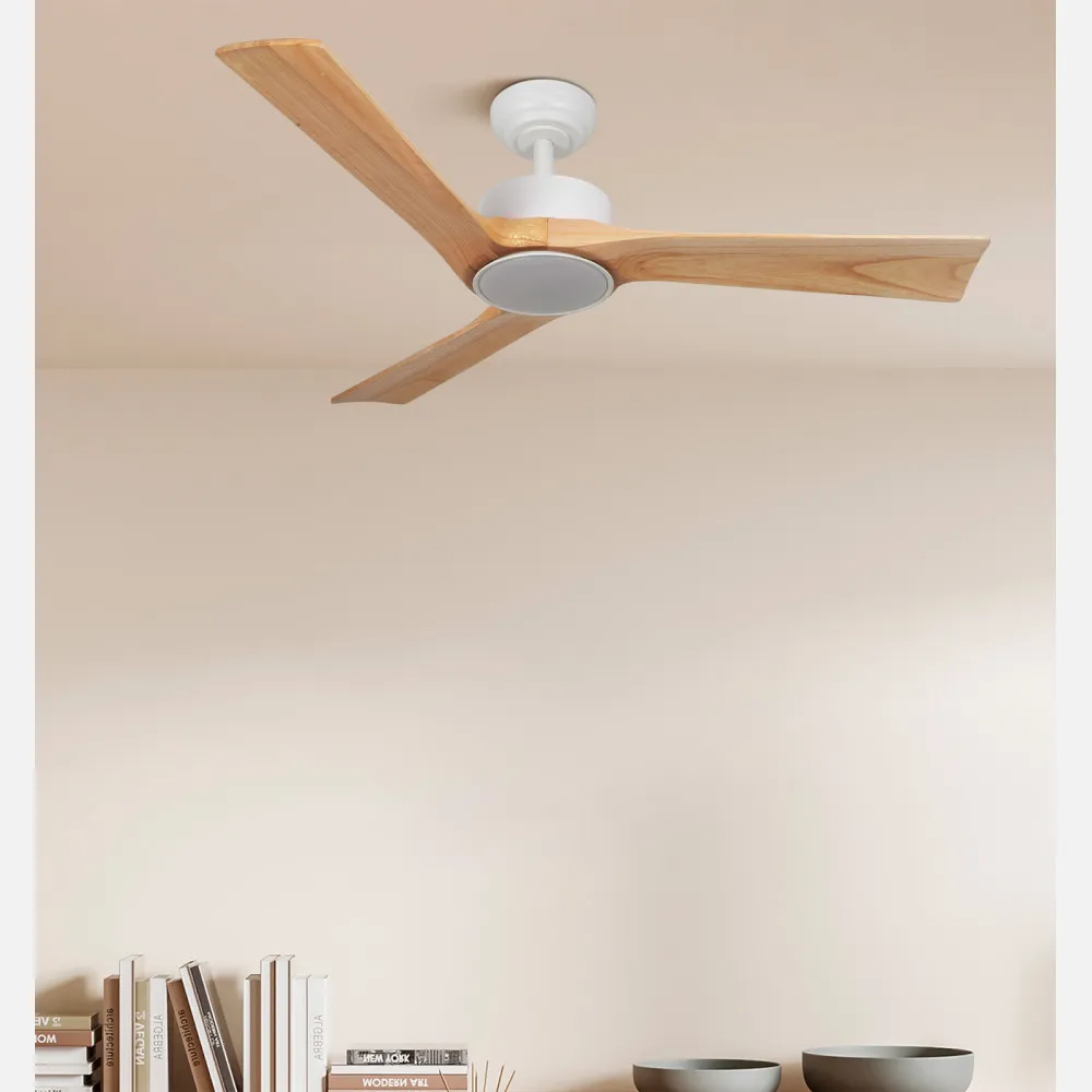 Ventilador Dc Orinoco 24w Blanco 3aspas Haya 107d 2424lm 3000k,4000k,6500k Remoto+regulable Intensidad+temperatura+memoria