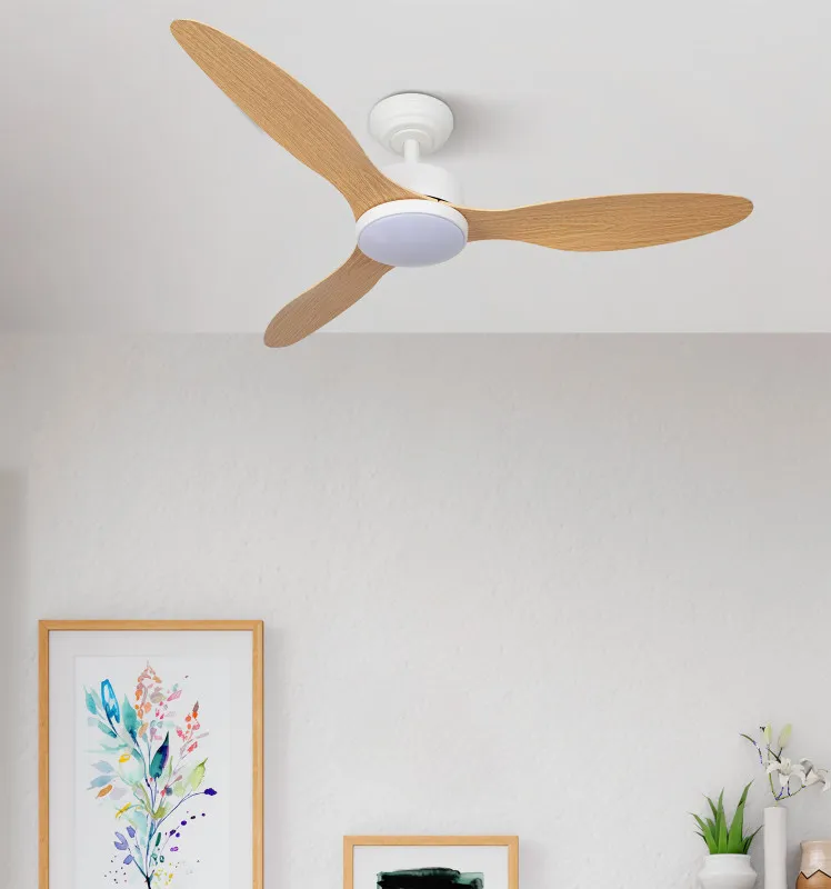 Ventilador Dc Serpa 24w Blanco 3aspas Haya 107d 2424lm 3000-4000-6500k Remoto+reguladort Intensidad+temporizador+memoria
