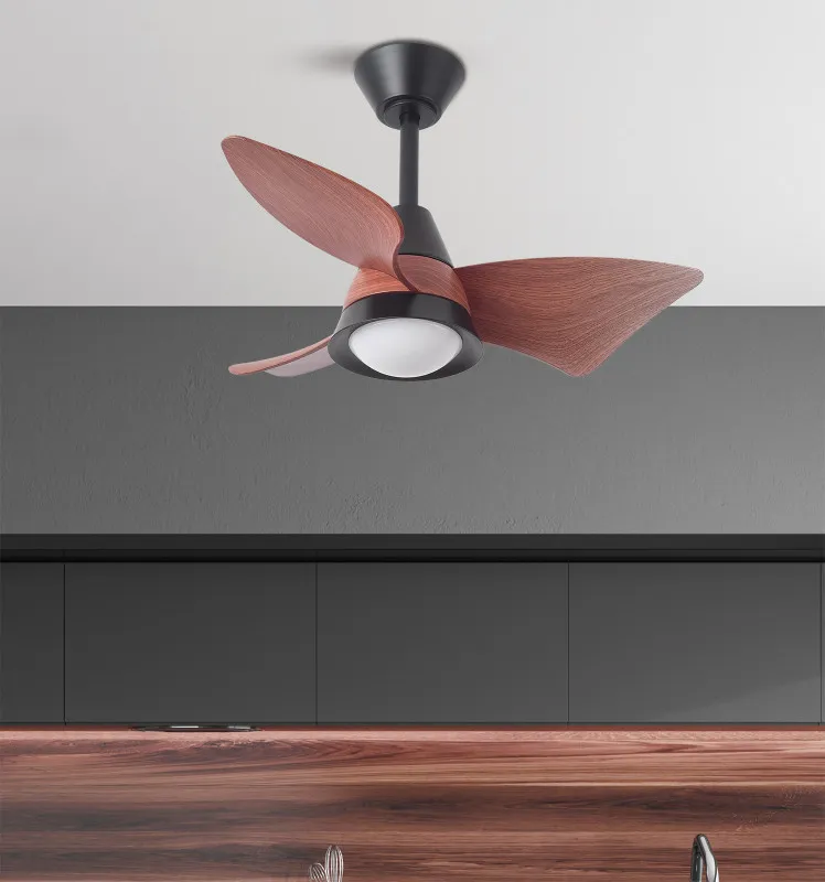 Ventilador Dc Jaguar 30w 3000lm Negro/roble 96d 3aspas 6vel 3000-4500-6500k Remoto+reg.intensidad+memoria+temporizador