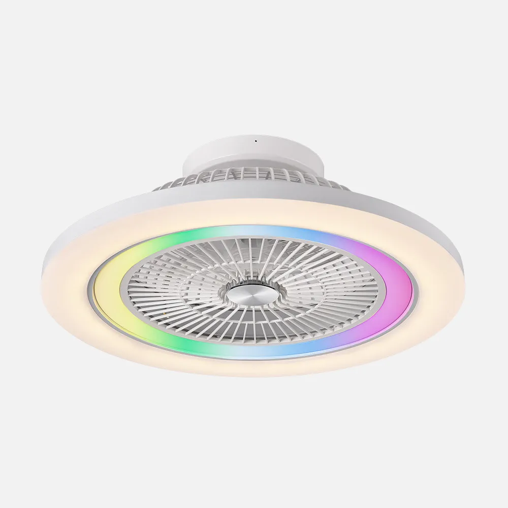Ventilador Dc 50+7w Antartida Blanco 5as 58d 5400l 3000-4500-6500k+rgb Remo+r.int+memo+temp