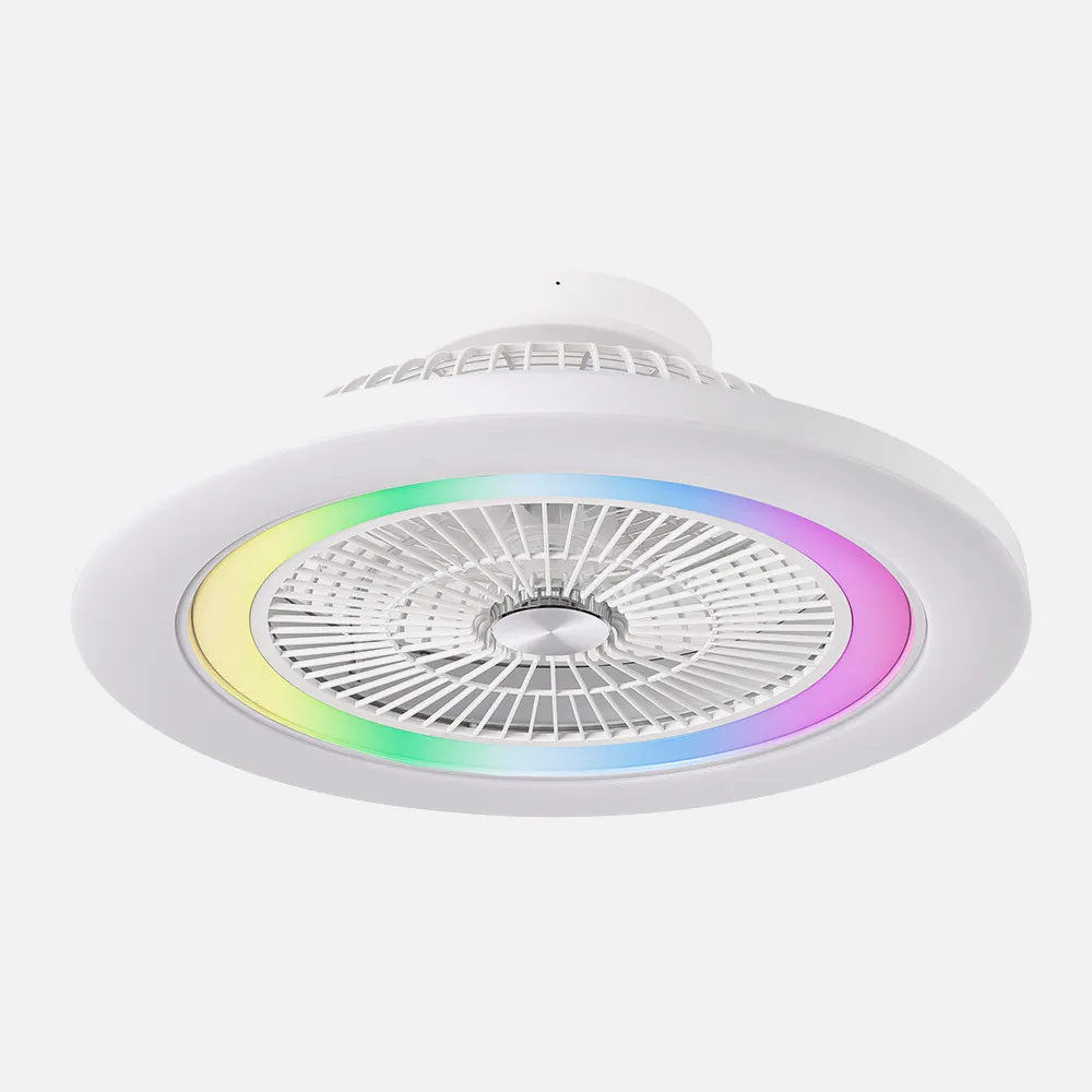 Ventilador Dc 50+7w Antartida Blanco 5as 58d 5400l 3000-4500-6500k+rgb Remo+r.int+memo+temp