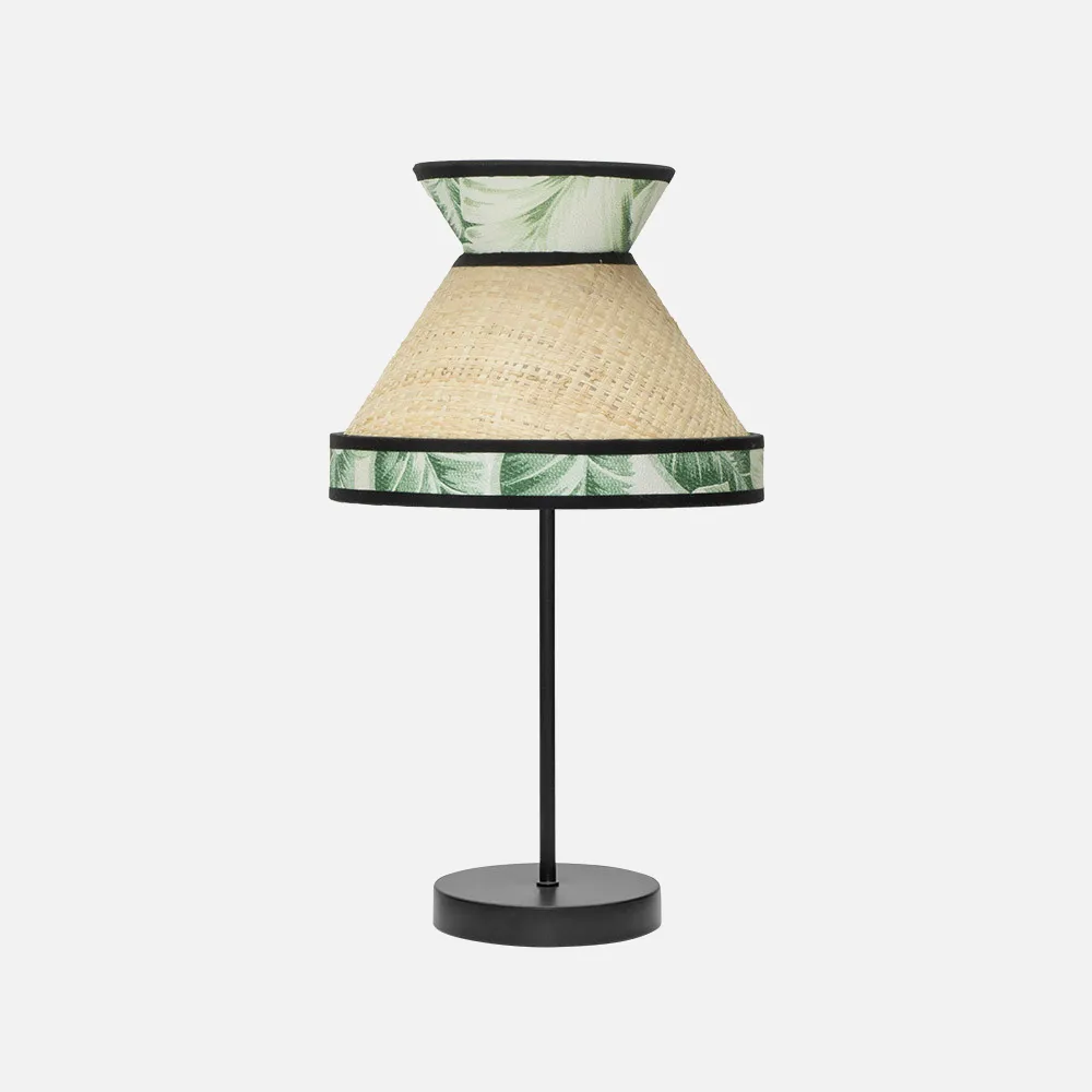 Sobremesa Peq. Constantinopla 1xe14 Beis/verde 45x20x20cm