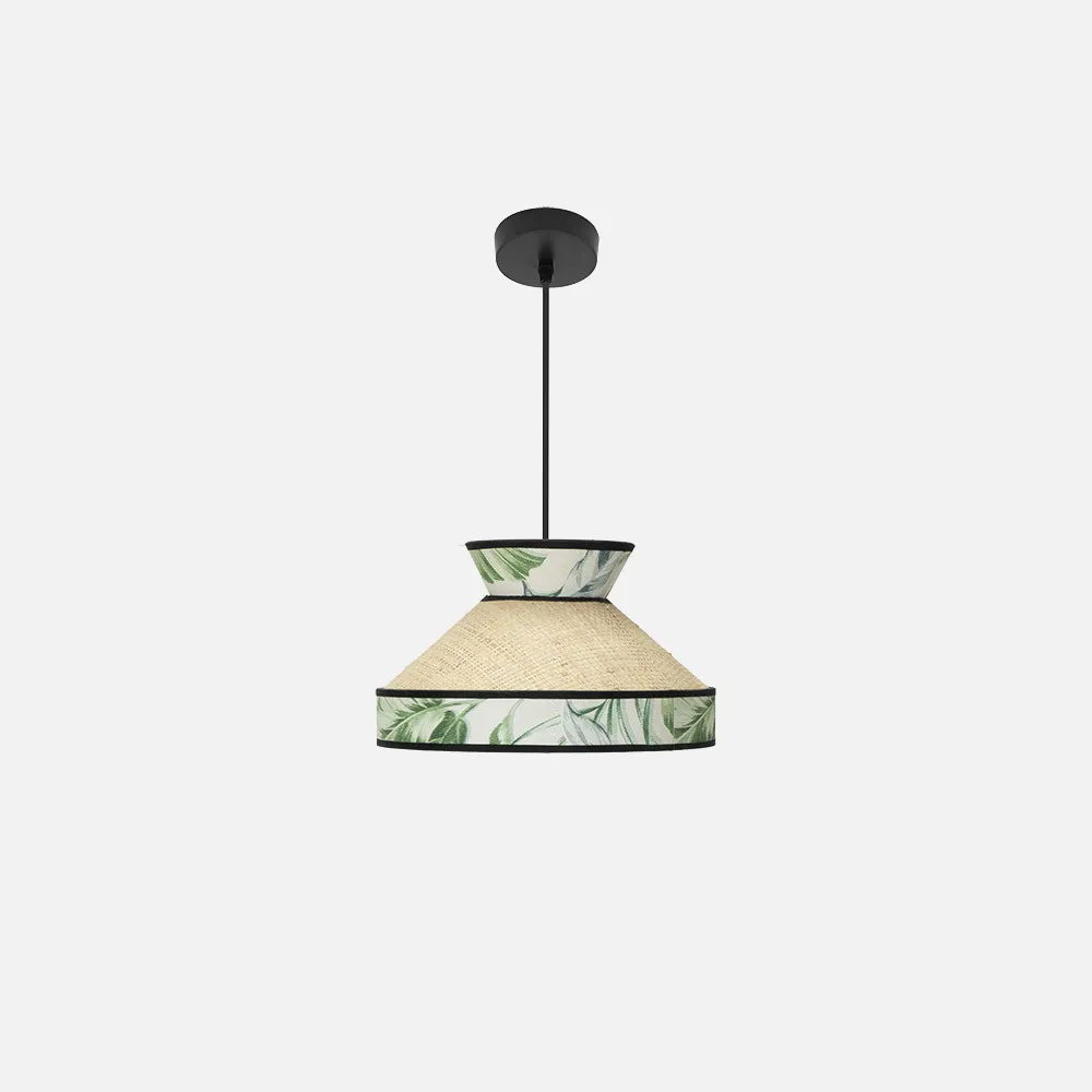 248893006 - Colgante Constantinopla 1xe27 Beis/verde Regx30x30cm