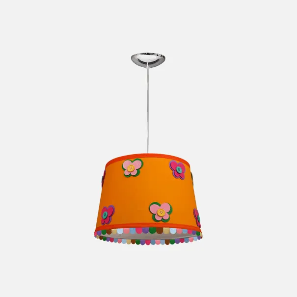 Colgante Infantil Serie Mariposa Naranja 1xe27 (25