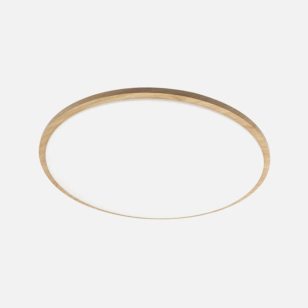 Plafon Eglon 36w 3000-4000-6500k Blanco/Madera 3528lm 6,5x39x39cm C/remoto Y Reg.intensidad