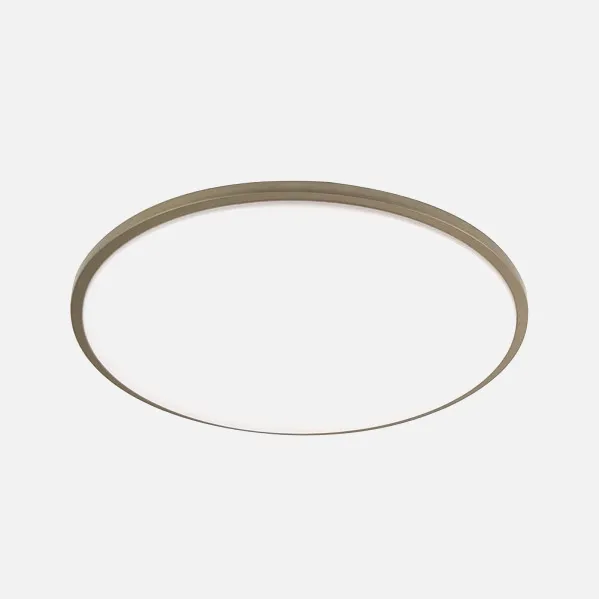 Plafon Eglon 36w 3000-4000-6500k Blanco/Cuero 3528lm 6,5x39x39cm C/remoto Y Reg.intensidad