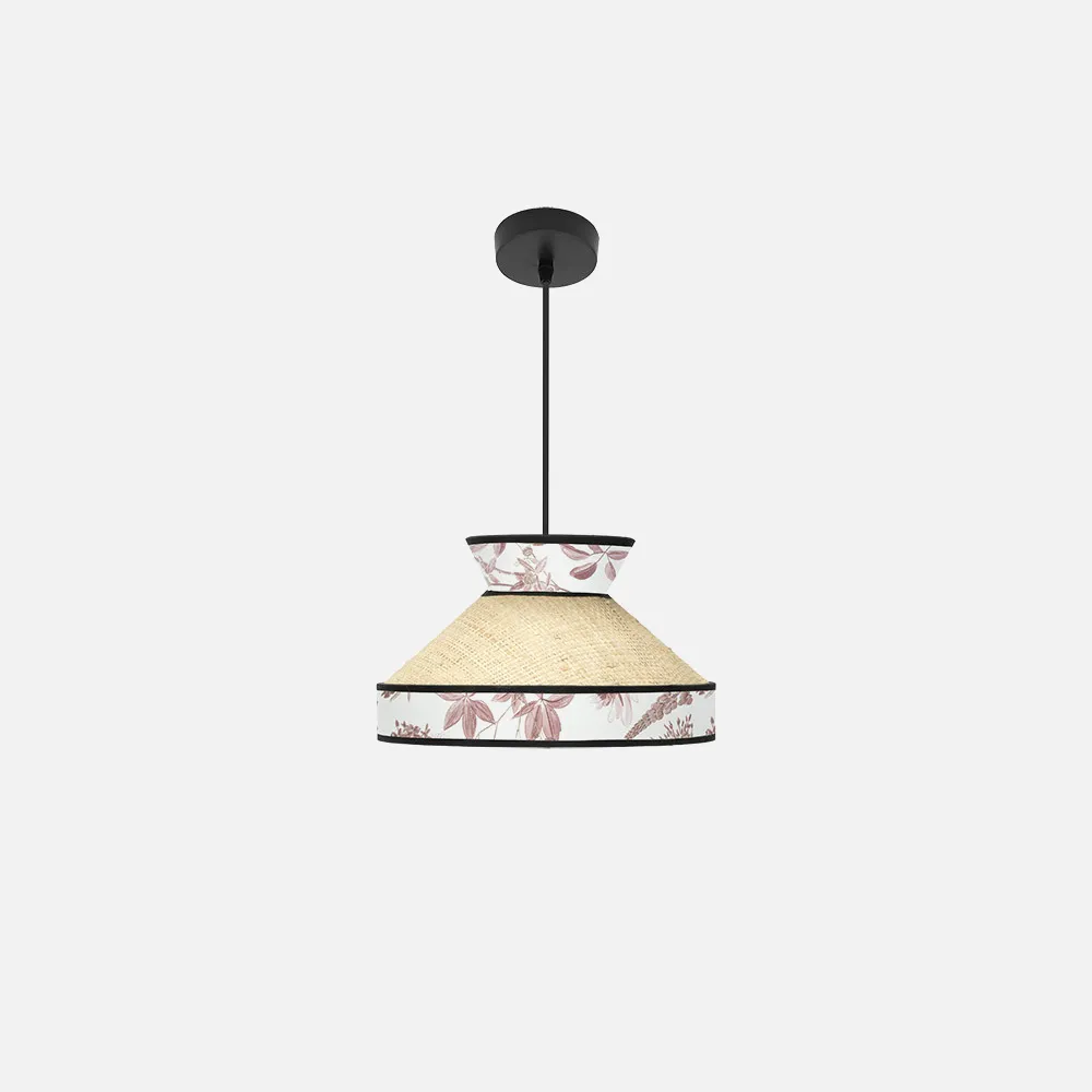 248893007 - Colgante Constantinopla 1xe27 Beis/rojo Regx30x30cm
