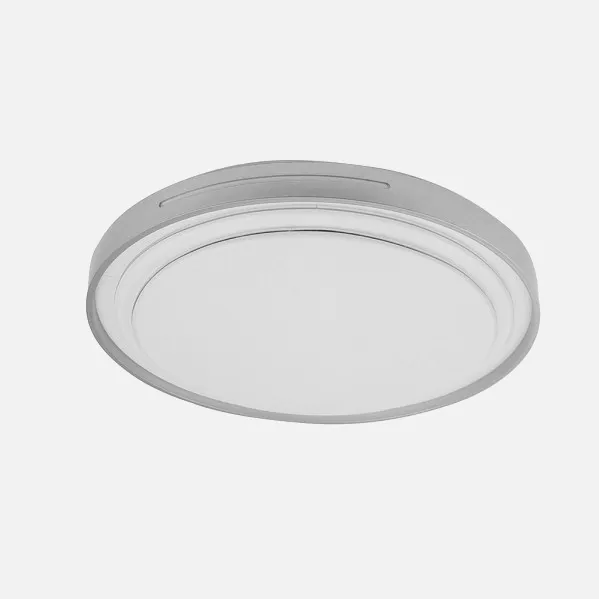Plafon Argus 60w 3000-4000-6500k Blanco/Plata 5880lm 8x49x49cm C/remoto Y Reg.intensidad