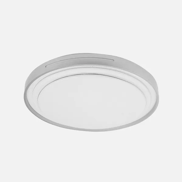 Plafon Argus 36w 3000-4000-6500k Blanco/Plata 3528lm 7,5x39x39cm C/remoto Y Reg.intensidad