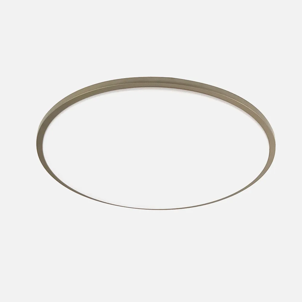 245484514 - Plafon Eglon 60w 3000-4000-6500k Blanco/Cuero 5880lm 8x49x49cm C/remoto Y Reg.intensidad