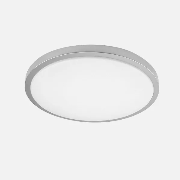 Plafon Kirat 60w 3000-4000-6500k Blanco/Plata 5880lm 8x49x49cm C/remoto Y Reg.intensidad