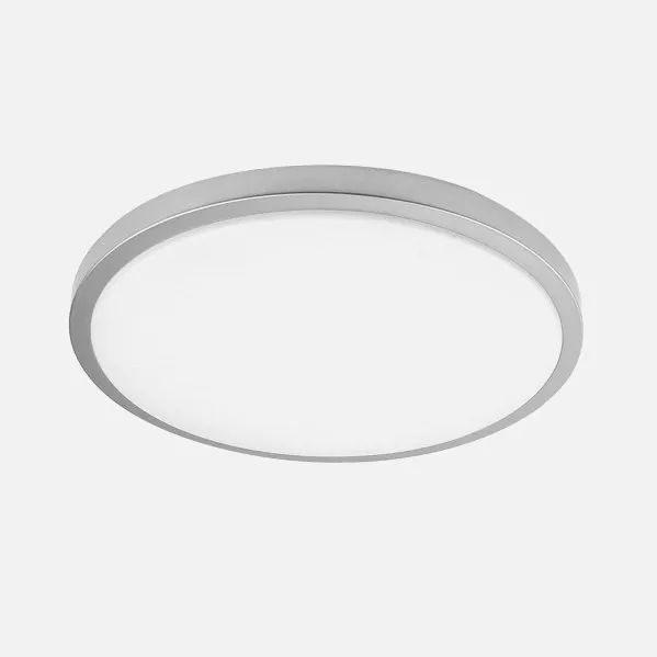 Plafon Kirat 36w 3000-4000-6500k Blanco/Plata 3528lm 7,5x39x39cm C/remoto Y Reg.intensidad