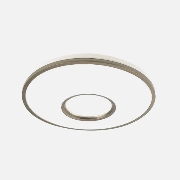 Plafon Perote 36w 3000-4000-6500k Blanco/Cuero 3528lm 7,5x39x39cm C/remoto Y Reg.intensidad