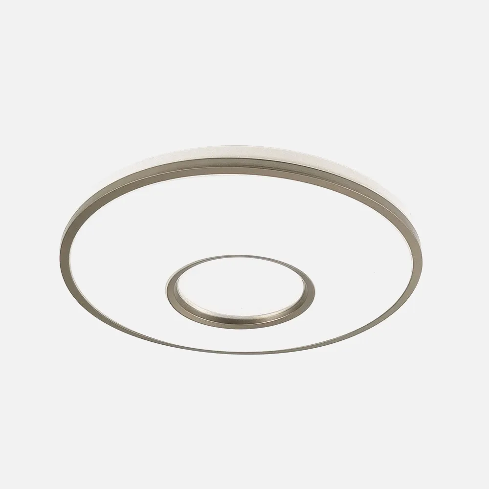 Plafon Perote 36w 3000-4000-6500k Blanco/Cuero 3528lm 7,5x39x39cm C/remoto Y Reg.intensidad