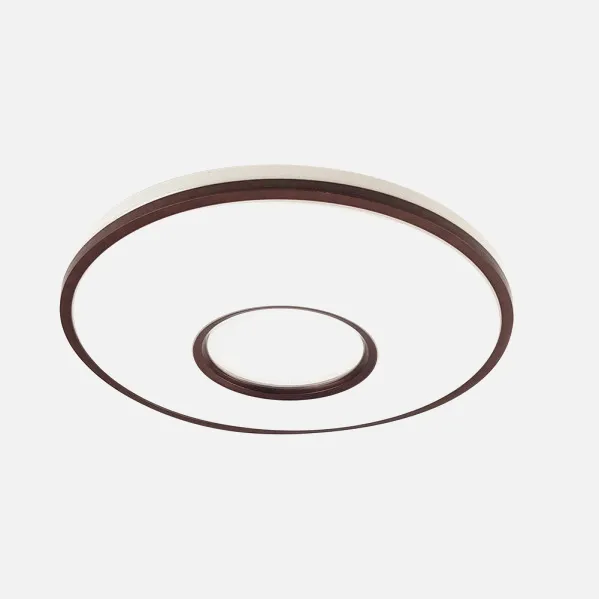 Plafon Perote 36w 3000-4000-6500k Blanco/Marron 3528lm 7,5x39x39cm C/remoto Y Reg.intensidad