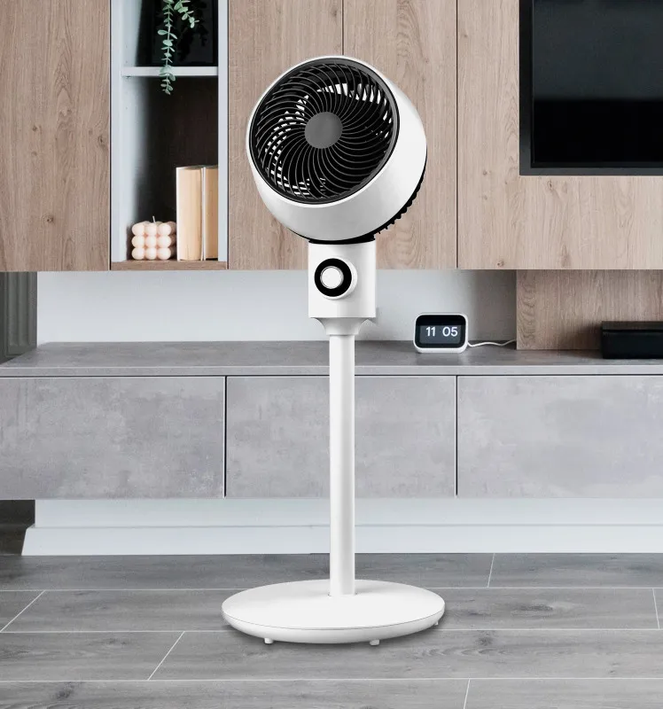 Ventilador De Pie Ozono Blanco/negro 3 Vel.40w 3aspas Orientable, Fijo Y Rotatorio 86x34x34cm